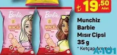 MUNCHİZ BARBİE MISIR CİPSİ 35 G fiyat ve kampanya bilgisi